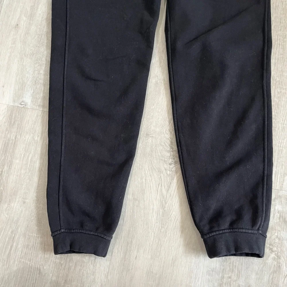 Lululemon Loungeful High Rise Graphic Fleece Jogger Black Sz 6 Travel Lounge